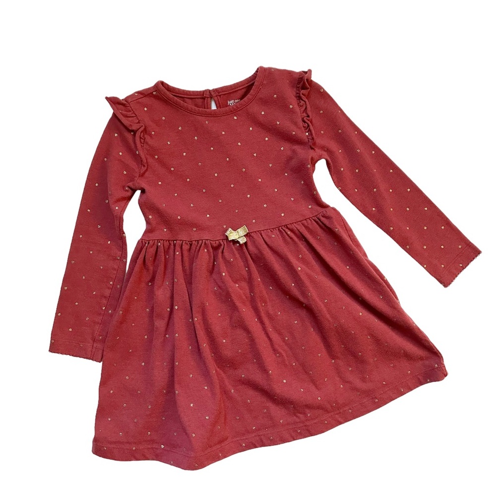 Maroon and Gold Dress